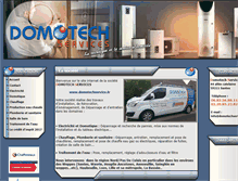 Tablet Screenshot of domotechservices.com